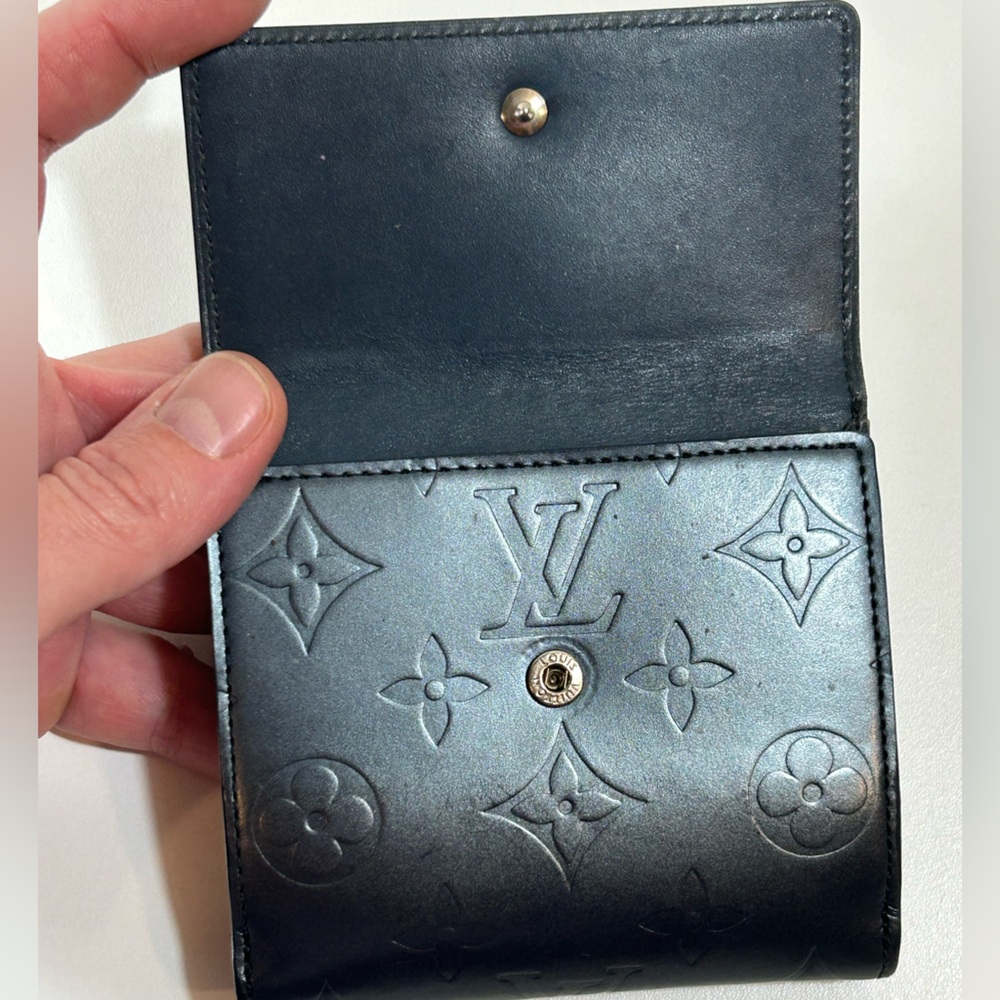 Louis Vuitton Monogram Mat Portefeiulle Elise Trifold Wallet - Picture 7 of 12